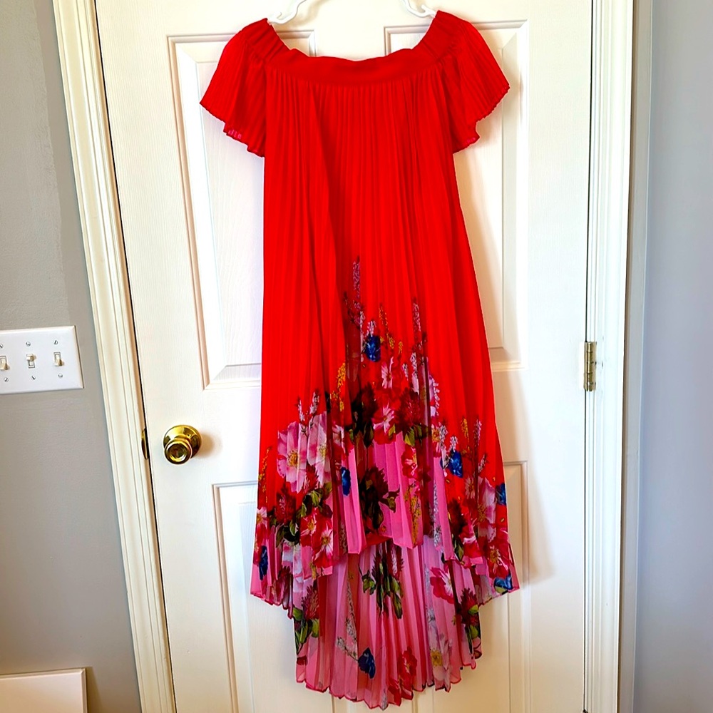 Floral Red Ted Baker Dress